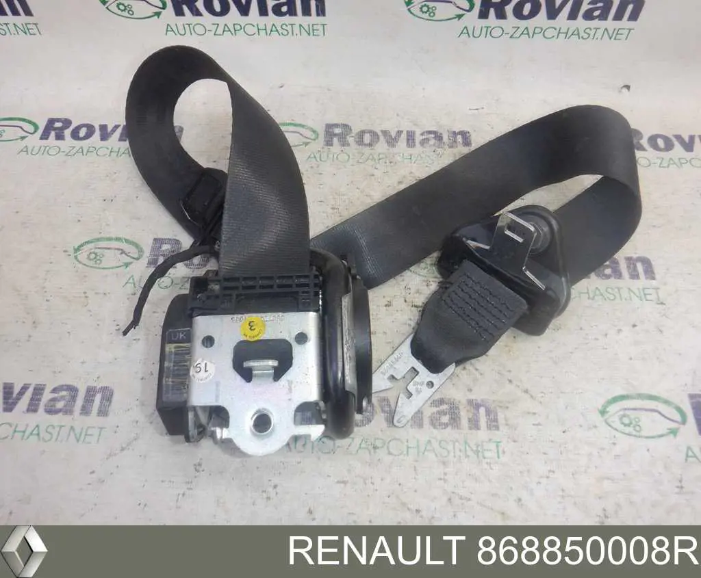 Ремень безопасности передний левый Renault (RVI) 868850008R цена, от 20.27 USD