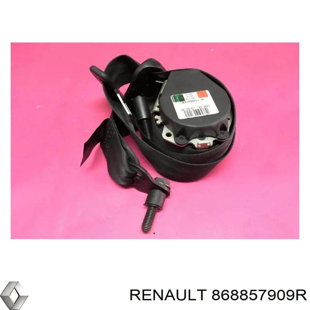 Ремень безопасности передний левый Renault (RVI) 868857909R цена, от 12.23 USD