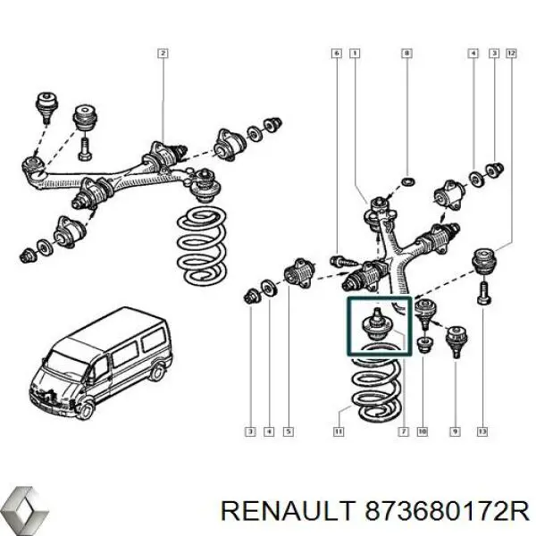 873680172R Renault (RVI) 