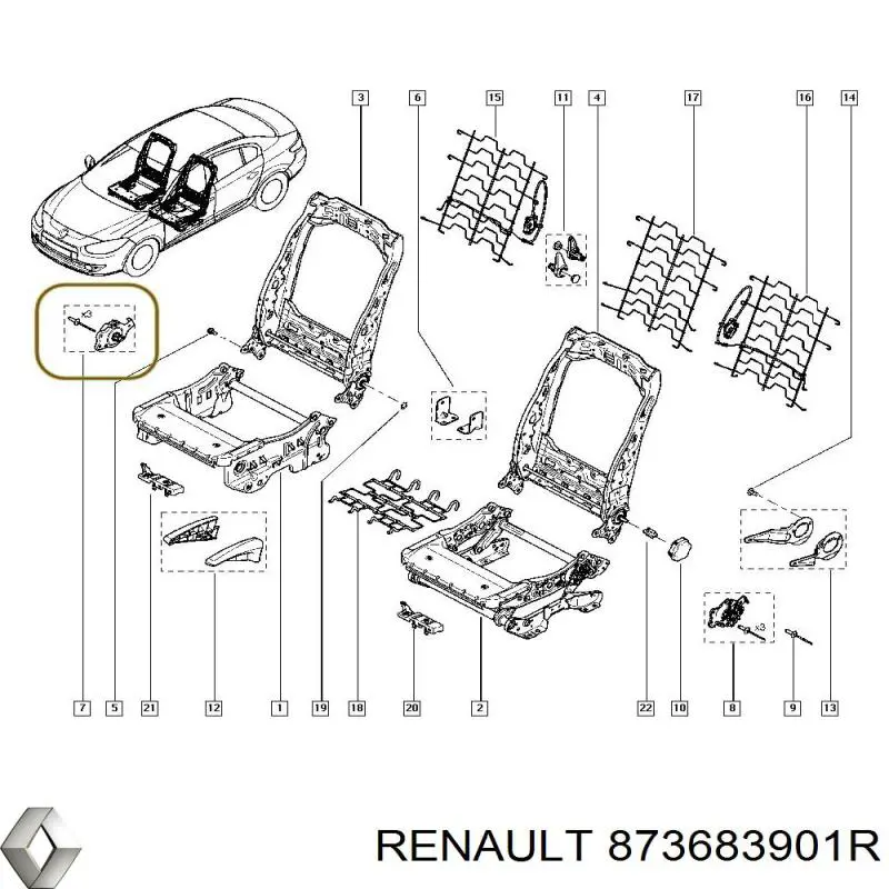  873683901R Renault (RVI)