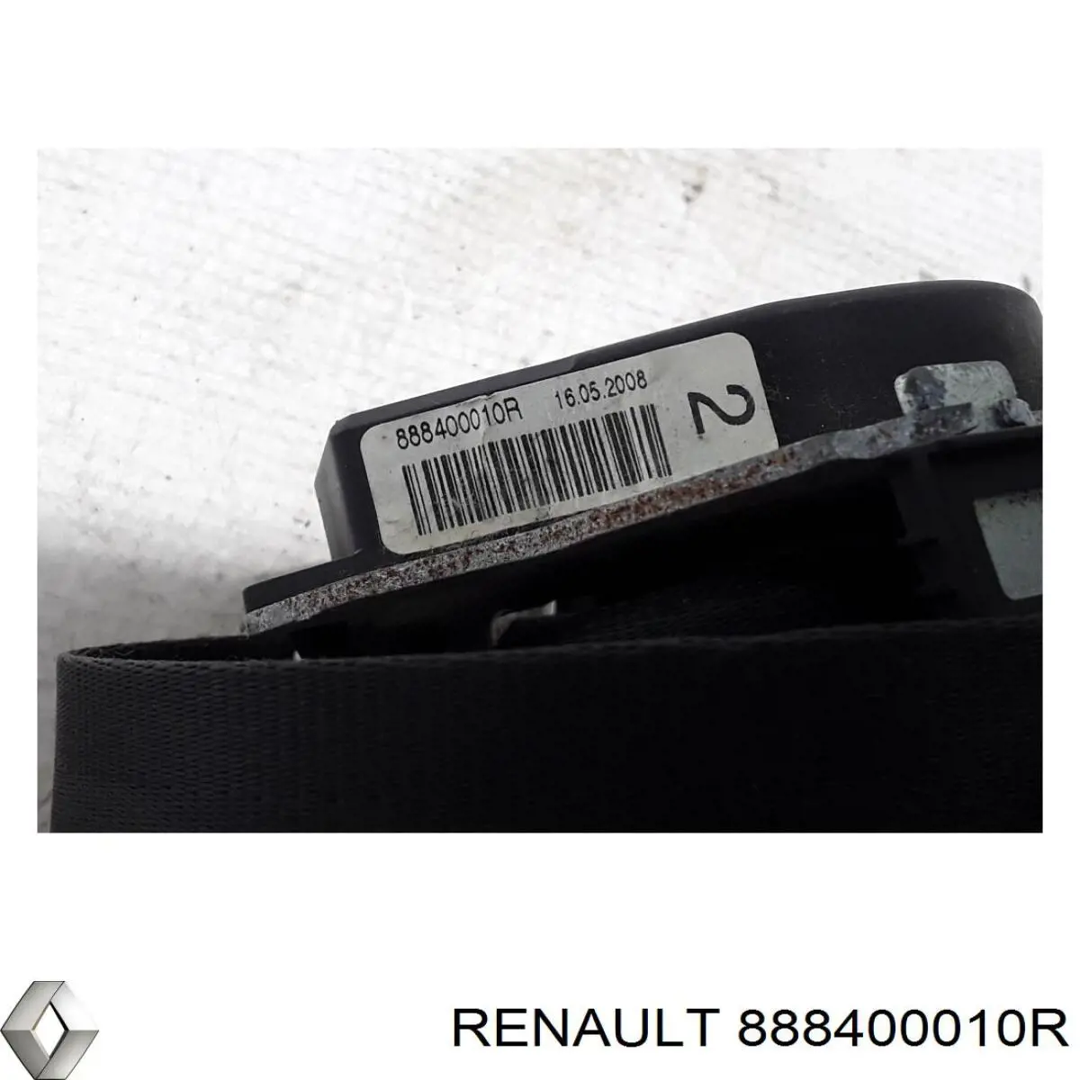 888400010R Renault (RVI) Ремень безопасности задний