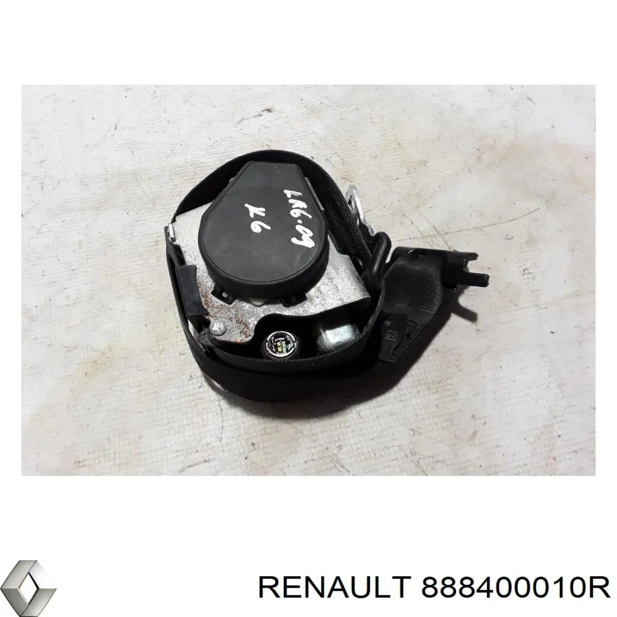 Купить 888400010R Renault (RVI) Ремень безопасности задний