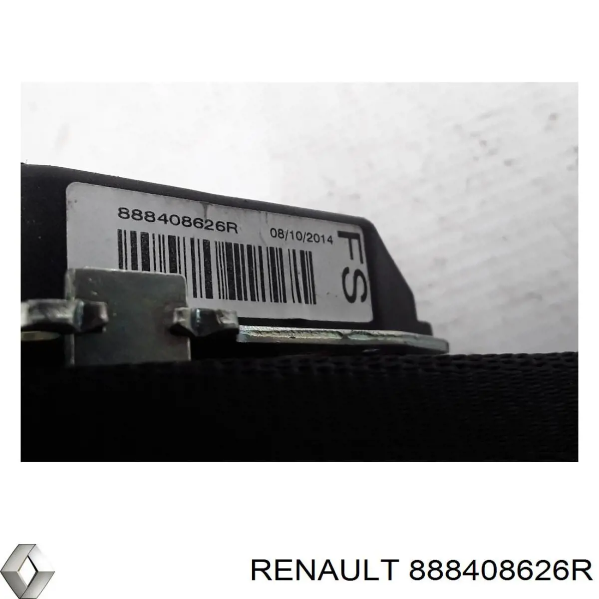 Купить 888408626R Renault (RVI) Ремень безопасности задний правый