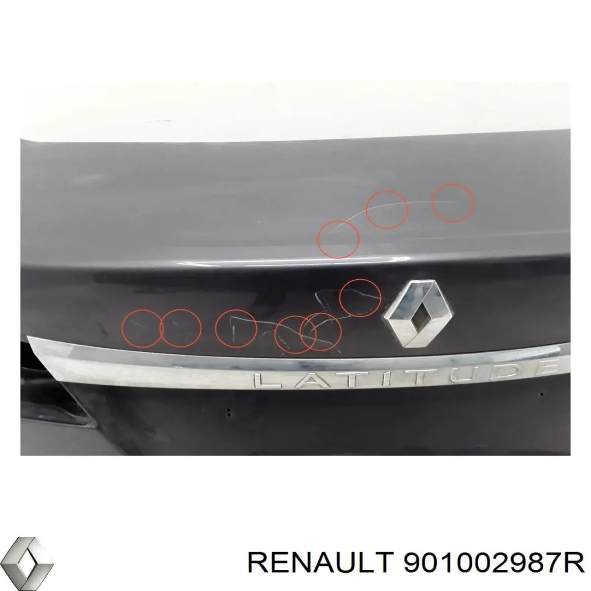 Крышка багажника 901009842R Renault (RVI)