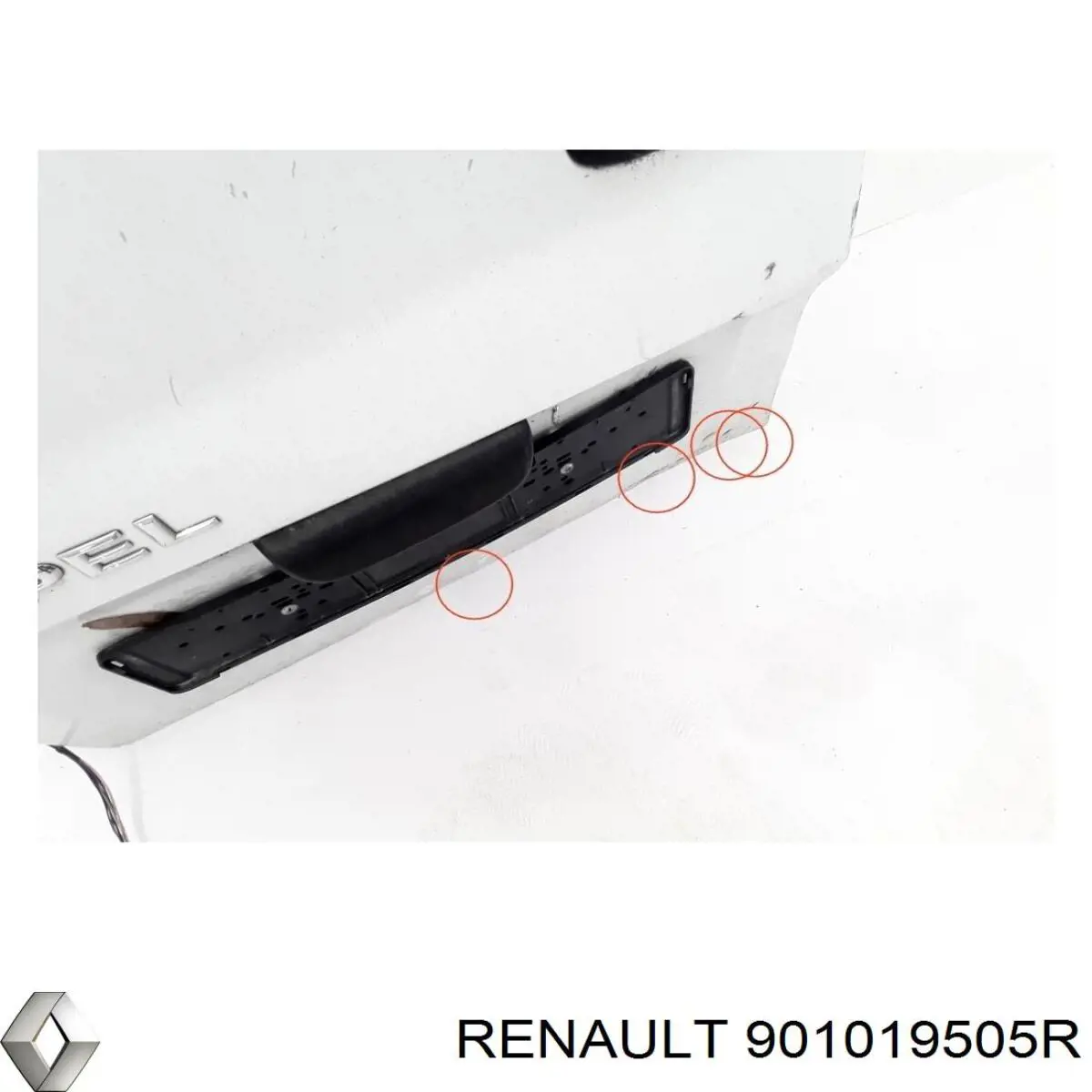 Дверь фургона задняя распашная левая Renault (RVI) 901019505R цена, от 253.38 USD