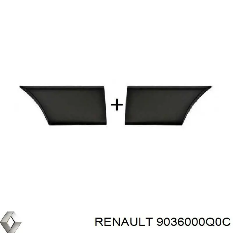 Купить 9036000Q0C Renault (RVI) Накладка задней распашной двери правая