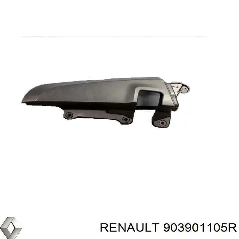 Накладка стойки кузова внешняя задняя правая Renault (RVI) 903901105R