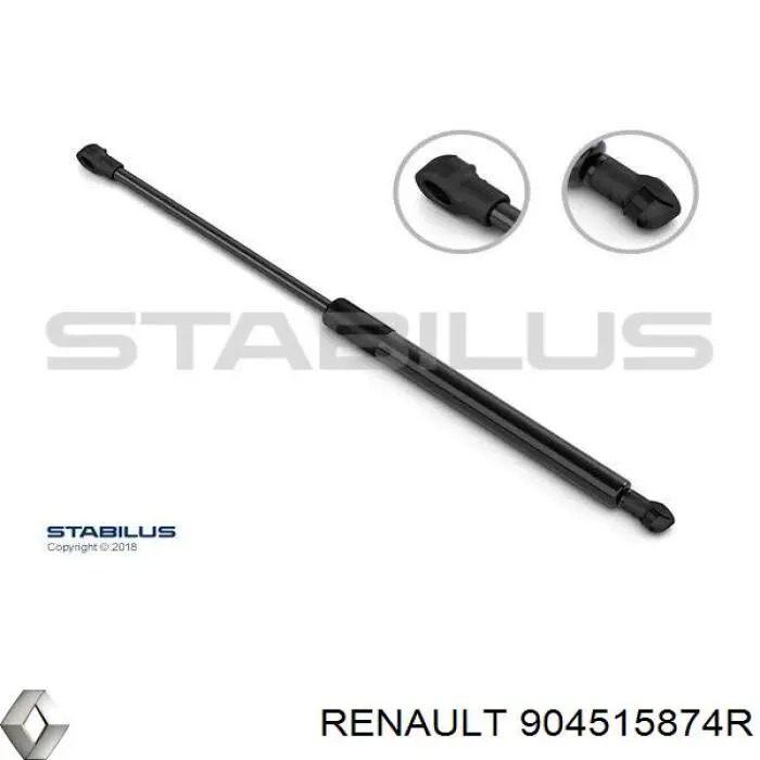 Купить 904515874R Renault (RVI) Амортизатор двери багажника