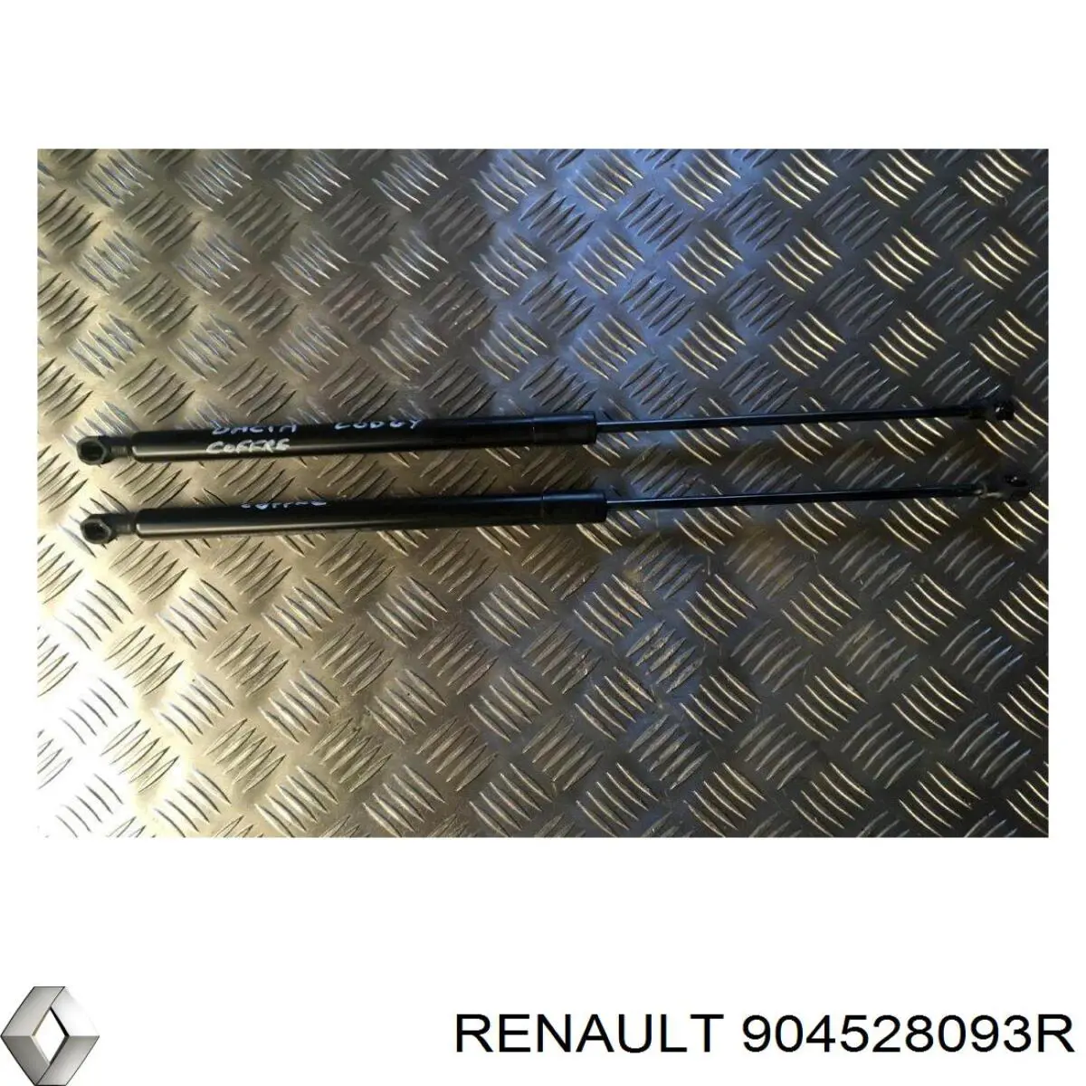 904528093R Renault (RVI) amortecedor de tampa de porta-malas (de 3ª/5ª porta traseira)