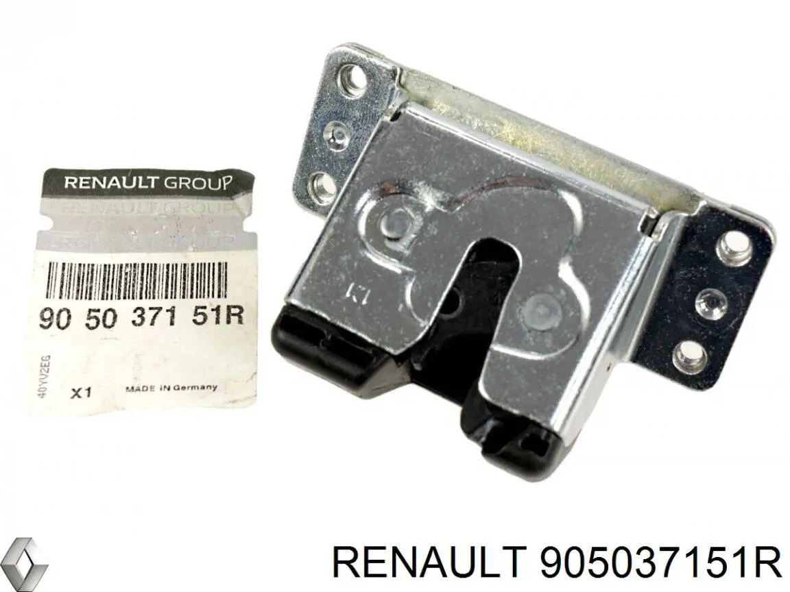 905037151R Renault (RVI) fecho de tampa de porta-malas (de 3ª/5ª porta traseira)