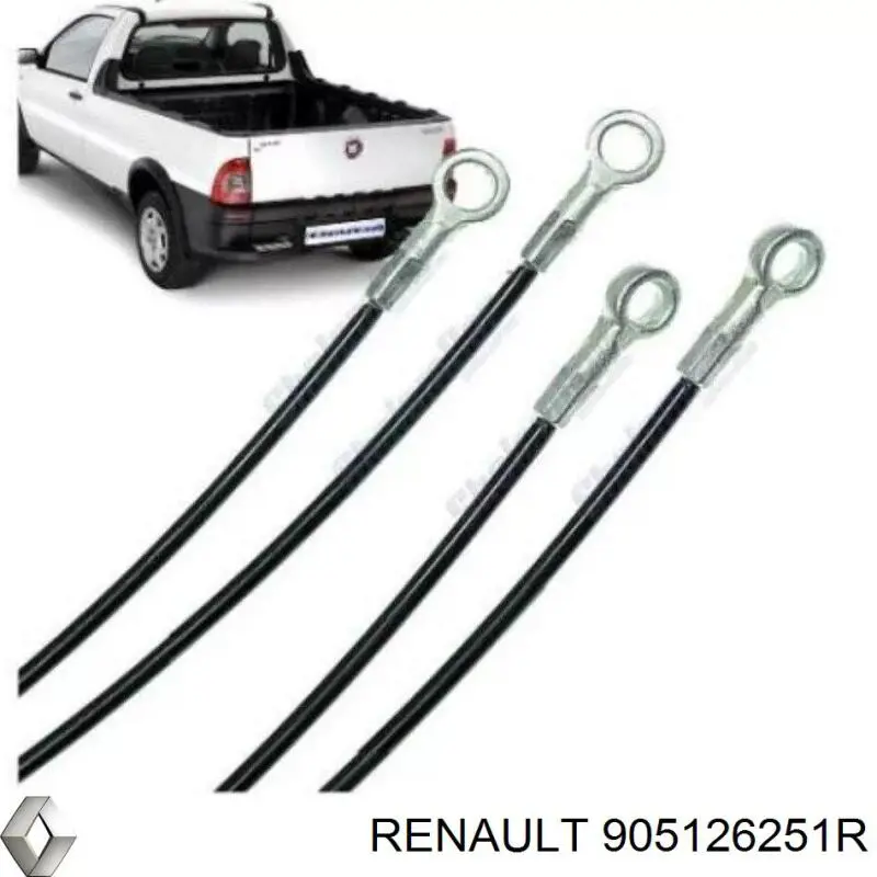 Купить 905126251R Renault (RVI) Трос открытия багажника