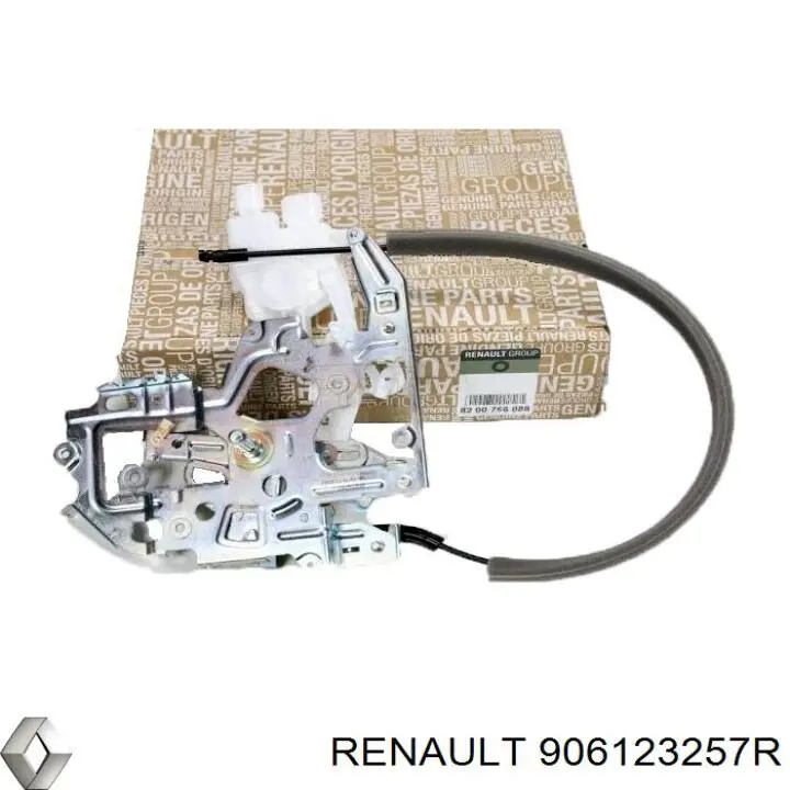 Купить 906123257R Renault (RVI) Замок двери задней правой распашной
