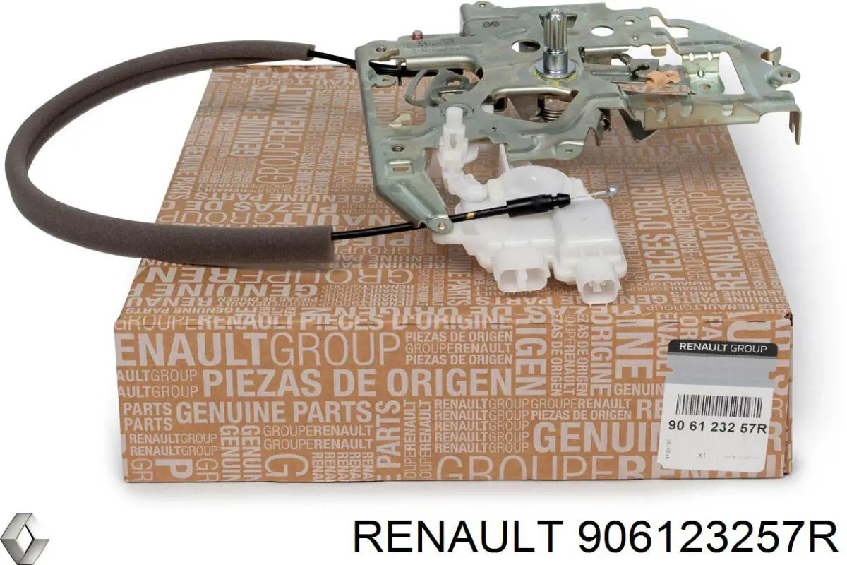 Замок двери задней правой распашной 906123257R Renault (RVI)