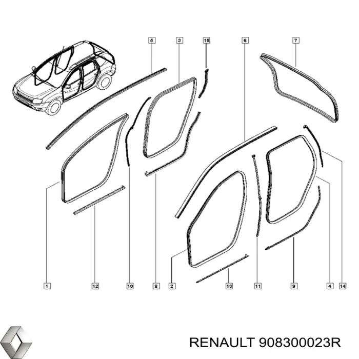 Купить 908300023R Renault (RVI) 