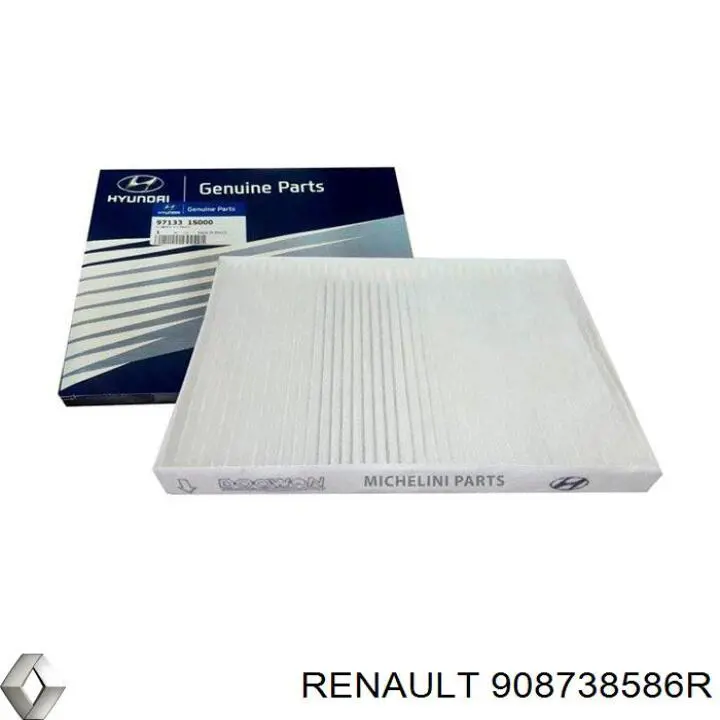 Купить 908738586R Renault (RVI) Молдинг задней левой двери