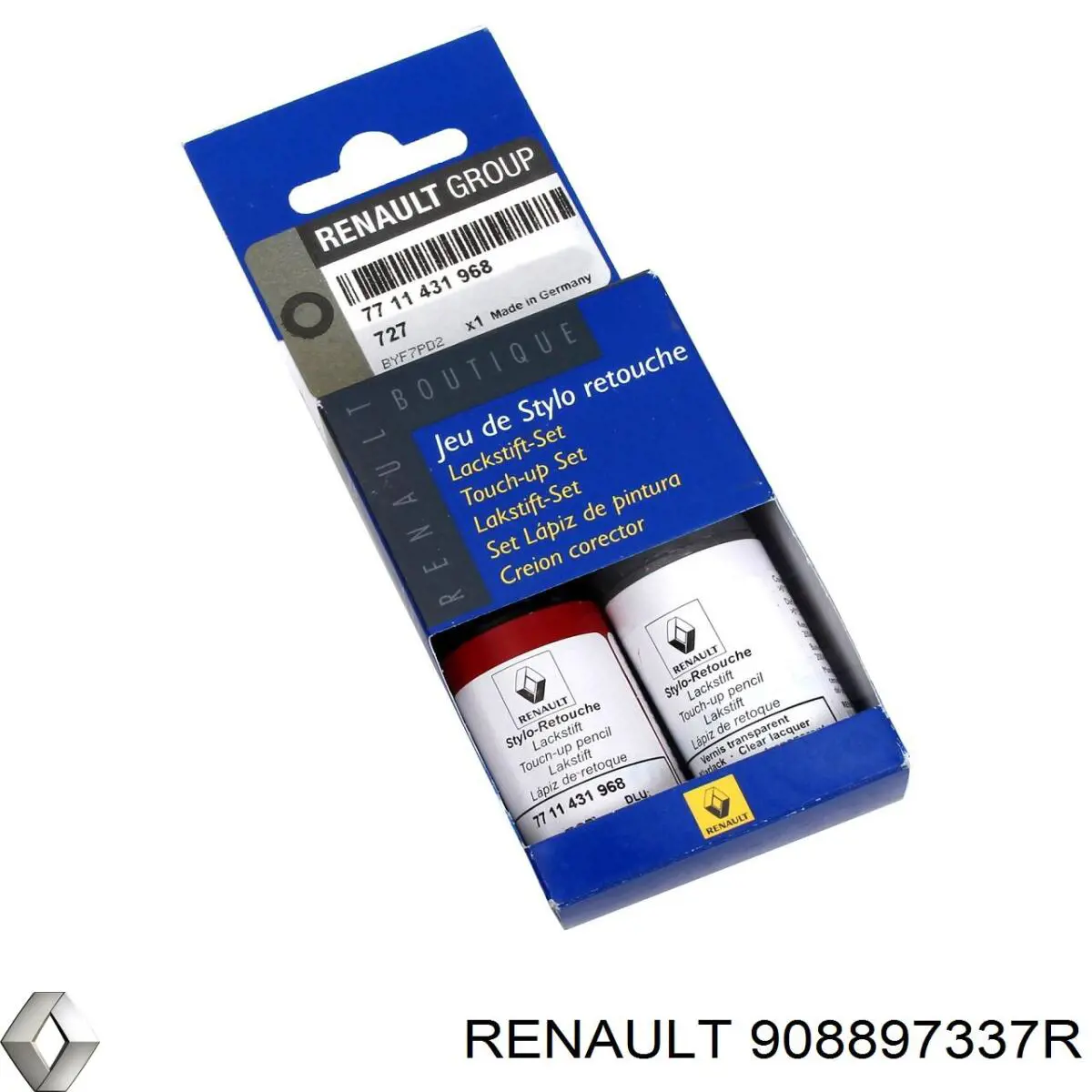 Фирменный значек на багажник на Renault Megane III KZ0, KZ1