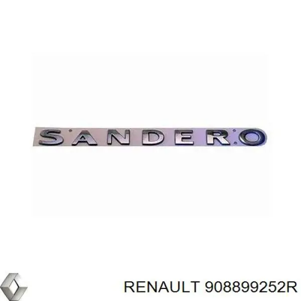 Эмблема крышки багажника (фирменный значок) на Dacia Sandero I 