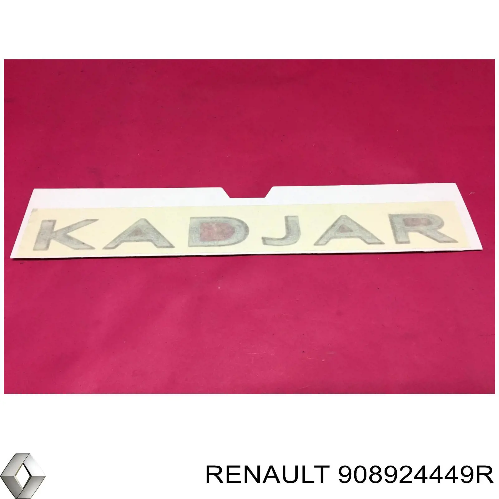 908924449R Renault (RVI) Фирменный значек на багажник