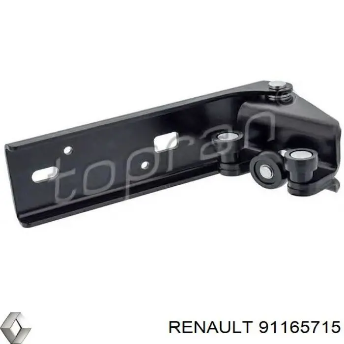 Ролик двери боковой (сдвижной) правый центральный 91165715 Renault (RVI)