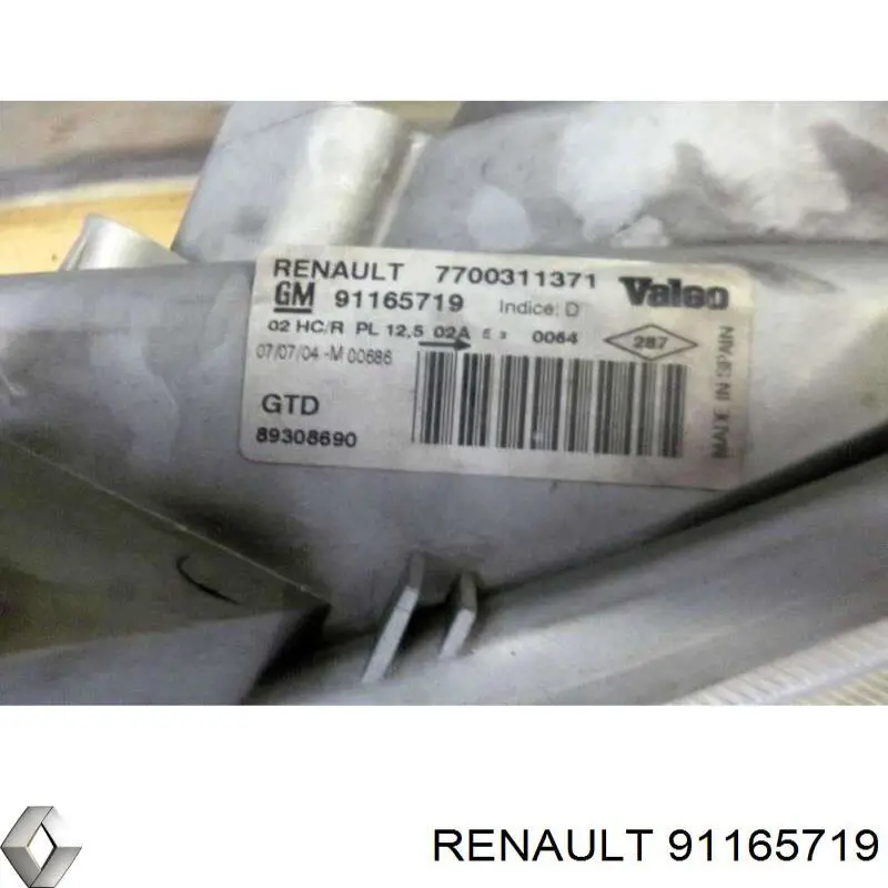 Купить 91165719 Renault (RVI) Фара левая передняя