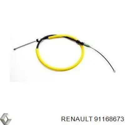 Задний правый трос ручника 91168673 Renault (RVI)