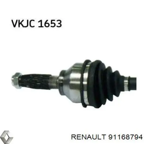 Привод передний правый Renault (RVI) 91168794 цена, от 118.38 USD
