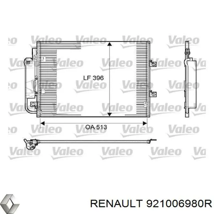 Купить 921006980R Renault (RVI) Радиатор системы охлаждения кондиционера
