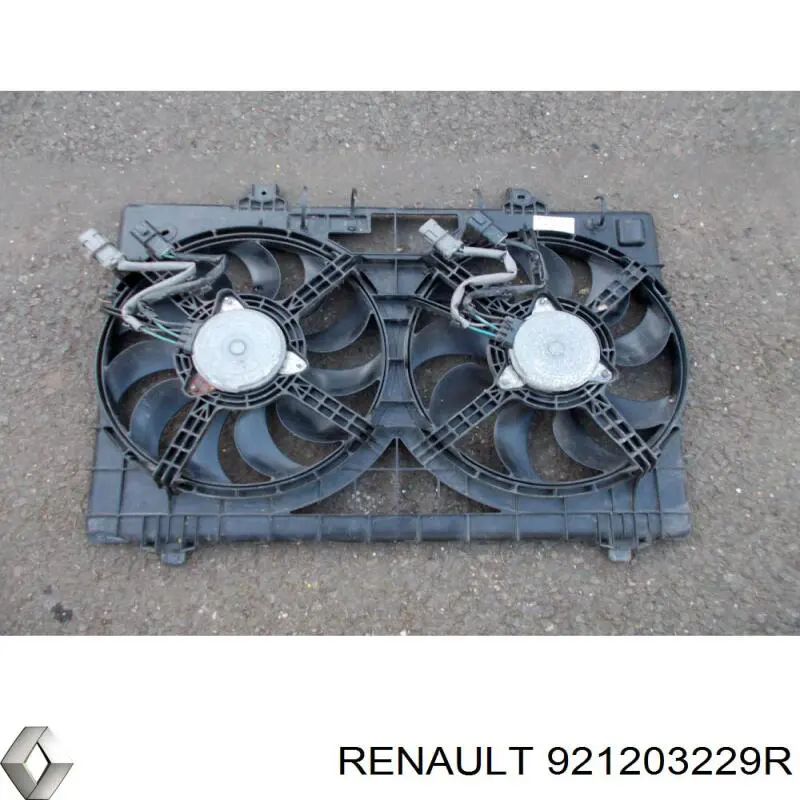 Электровентилятор охлаждения в сборе (мотор+крыльчатка) на Renault Koleos HY0