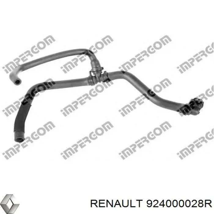 Купить 924000028R Renault (RVI) Шланг отопителя обратка