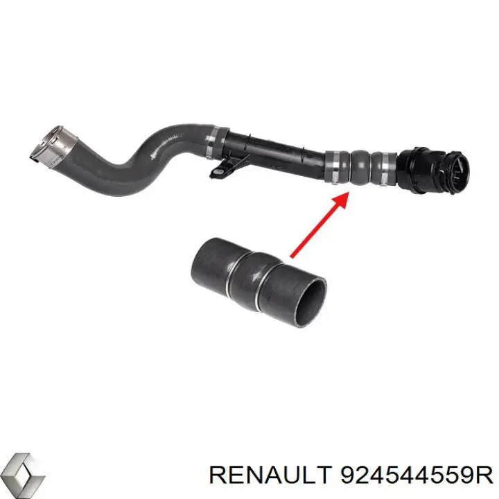 Tubería de baja / alta presión, aire acondicionado, de evaporador a compresor 924544559R Renault (RVI)