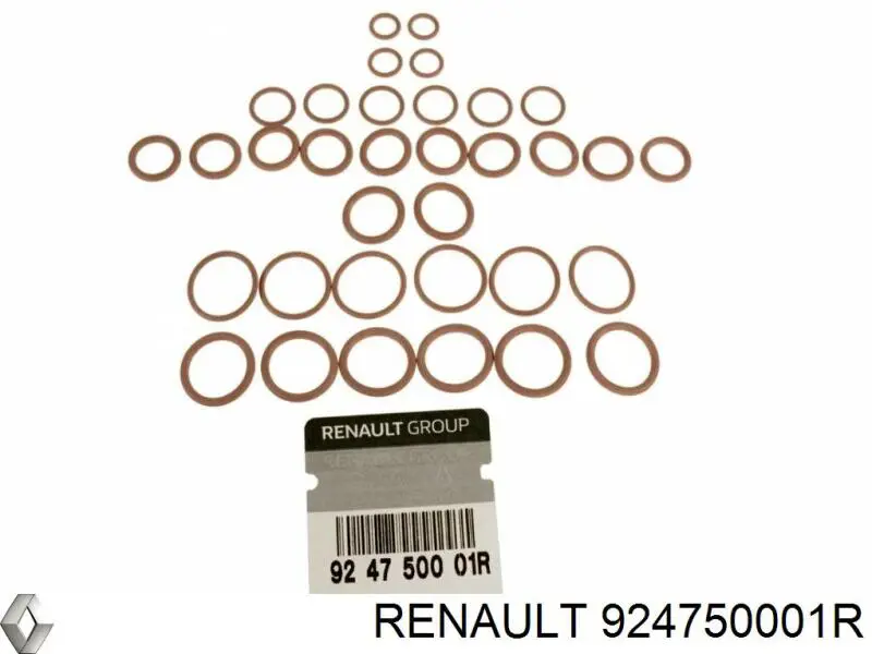 Кольцо уплотнительное трубки кондиционера Renault (RVI) 924750001R