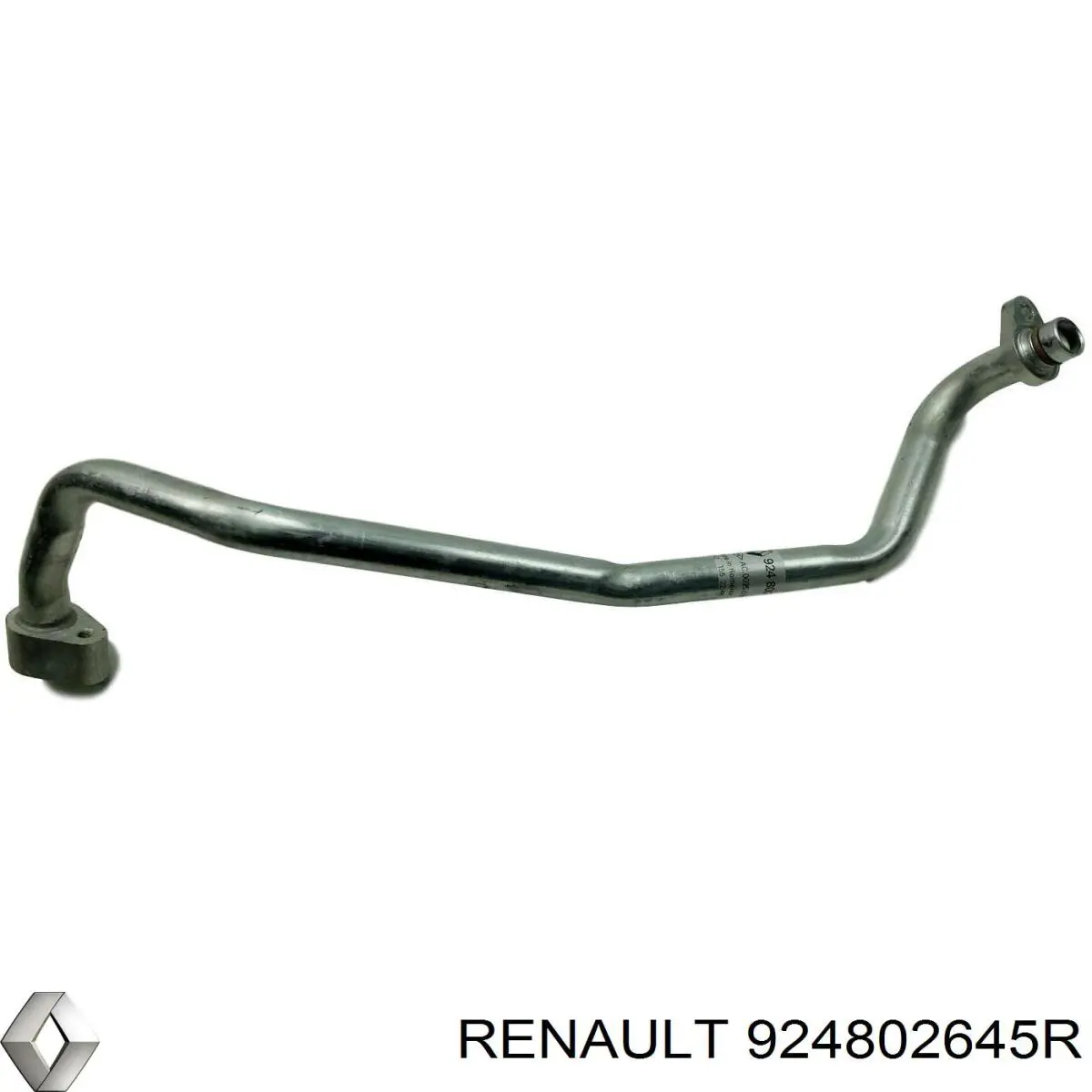 924802645R Renault (RVI) mangueira de aparelho de ar condicionado, desde o vaporizador até o compressor