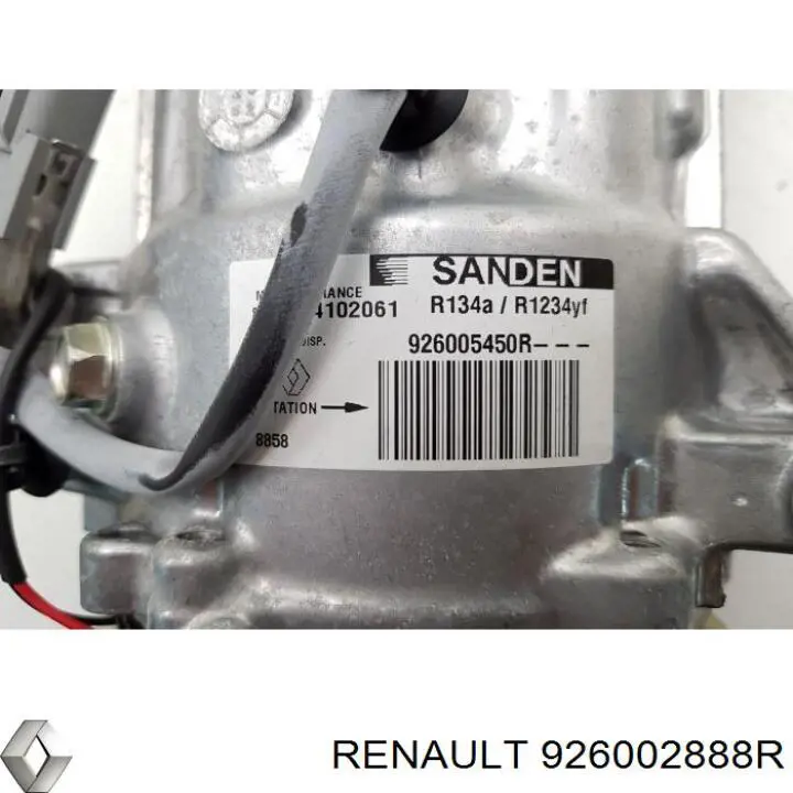 Компрессор системы кондиционирования Renault (RVI) 926002888R цена, от 140.92 USD