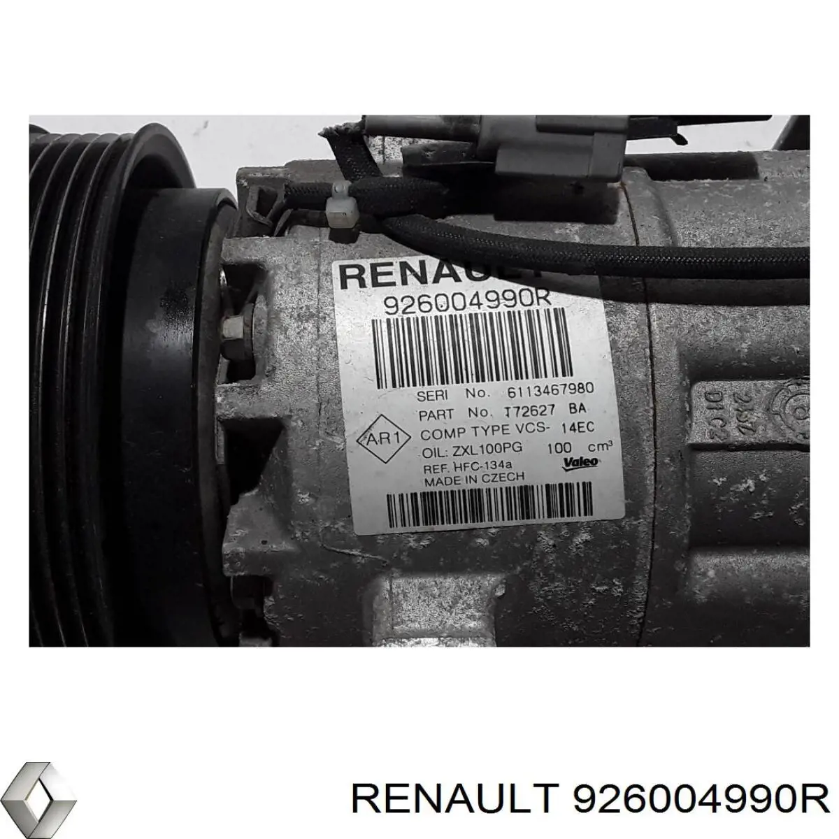 Компрессор системы кондиционирования Renault (RVI) 926004990R цена, от 171.36 USD