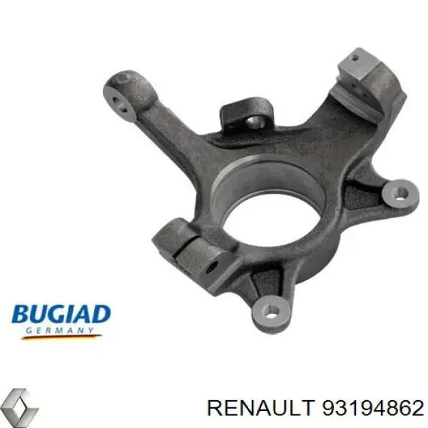 Цапфа (поворотный кулак) передний левый 93194862 Renault (RVI)