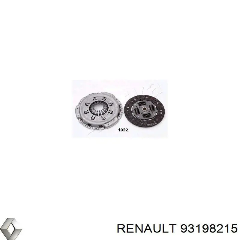 93198215 Renault (RVI) Диск сцепления ведомый