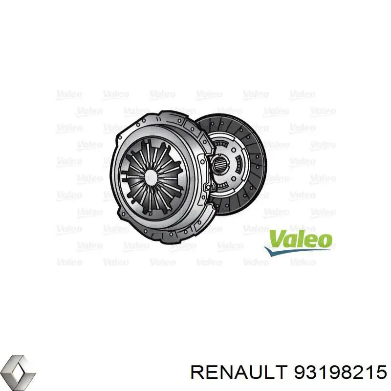Диск сцепления 93198215 Renault (RVI)