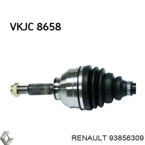 Привод передний левый Renault (RVI) 93856309 цена, от 93.55 USD