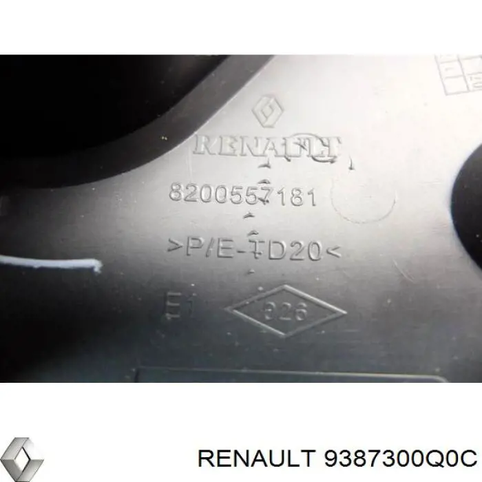 Накладка заднего левого крыла Renault (RVI) 9387300Q0C цена, от 24.12 USD