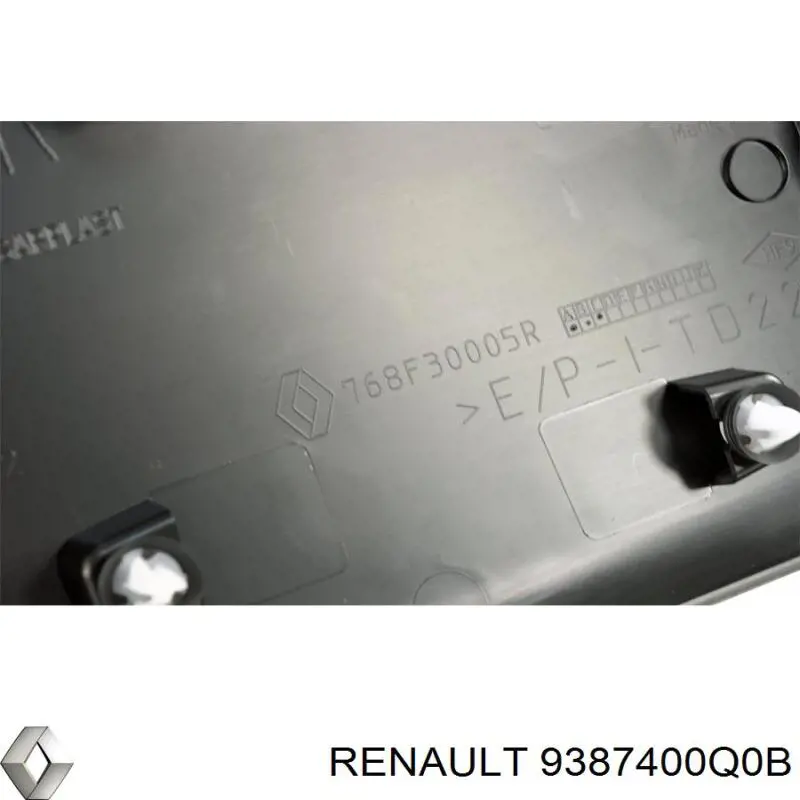 Молдинг крыла заднего правого Renault (RVI) 9387400Q0B цена, от 29.03 USD