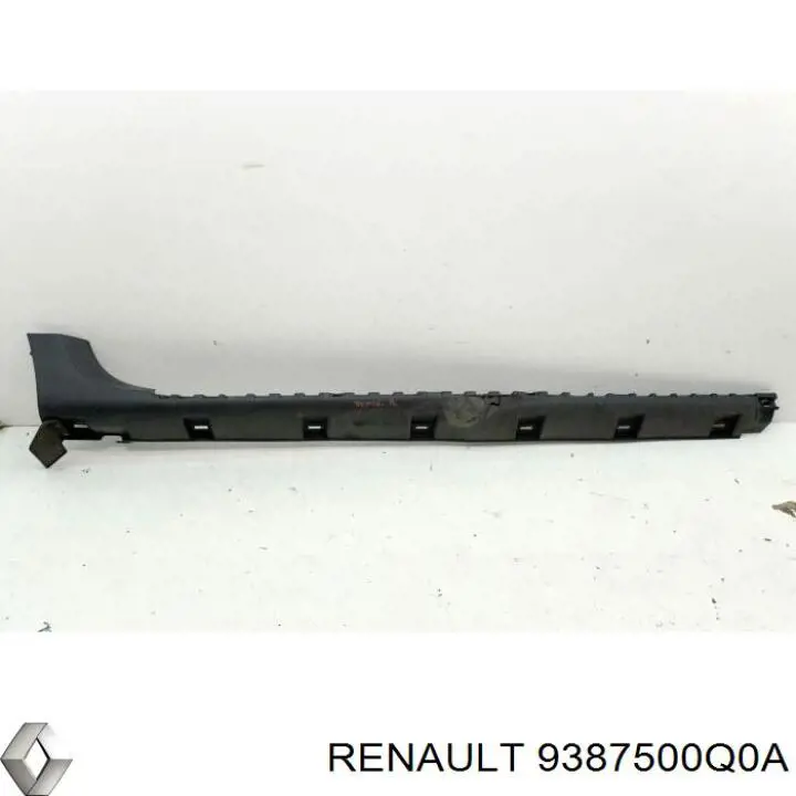 Молдинг заднего левого крыла Renault (RVI) 9387500Q0A