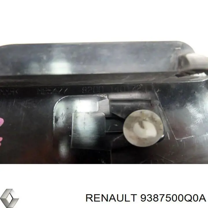 Молдинг крыла заднего левого 9387500Q0A Renault (RVI)
