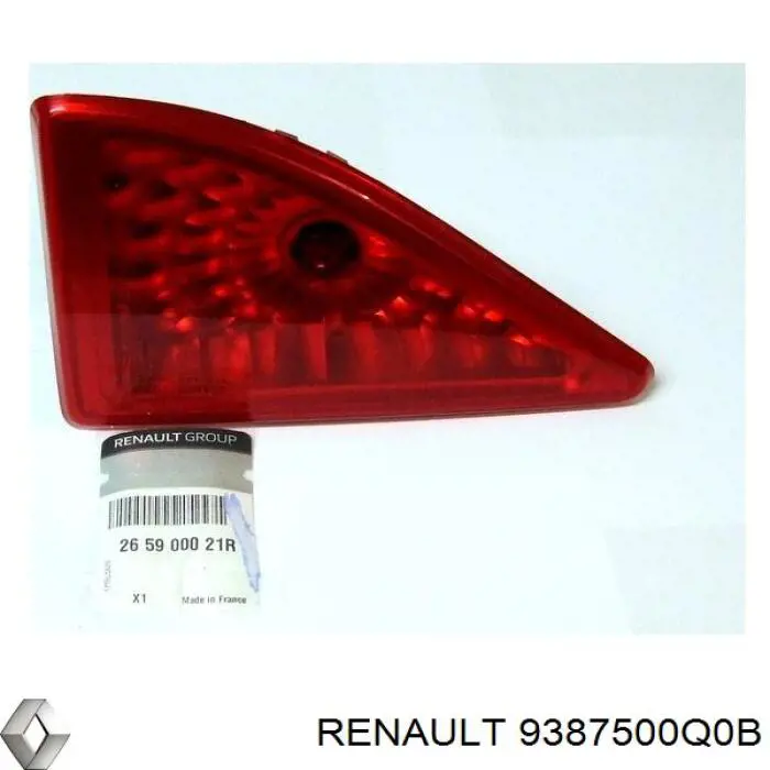 Купить 9387500Q0B Renault (RVI) Молдинг крыла заднего левого