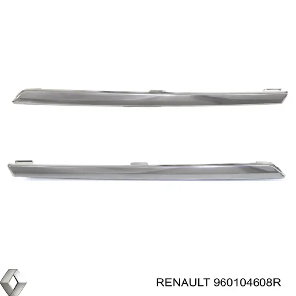 Молдинг решетки радиатора на Renault Scenic GRAND III 