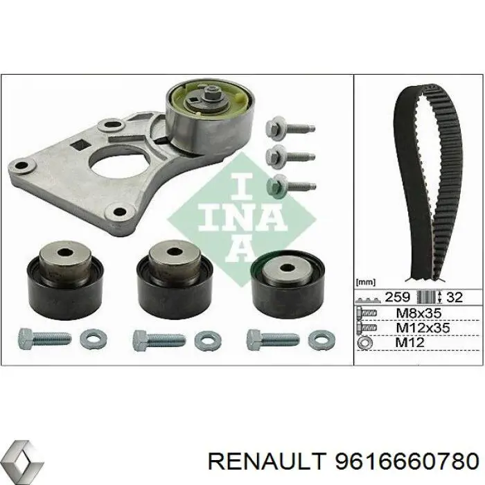 9616660780 Renault (RVI)