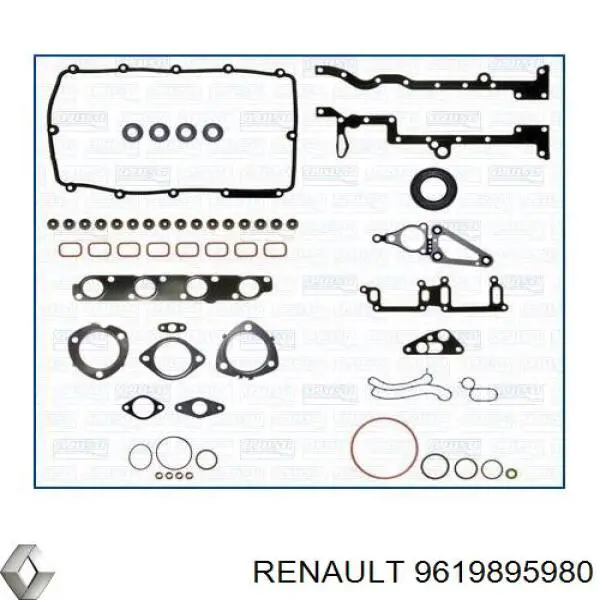 Junta de culata derecha 9619895980 Renault (RVI)