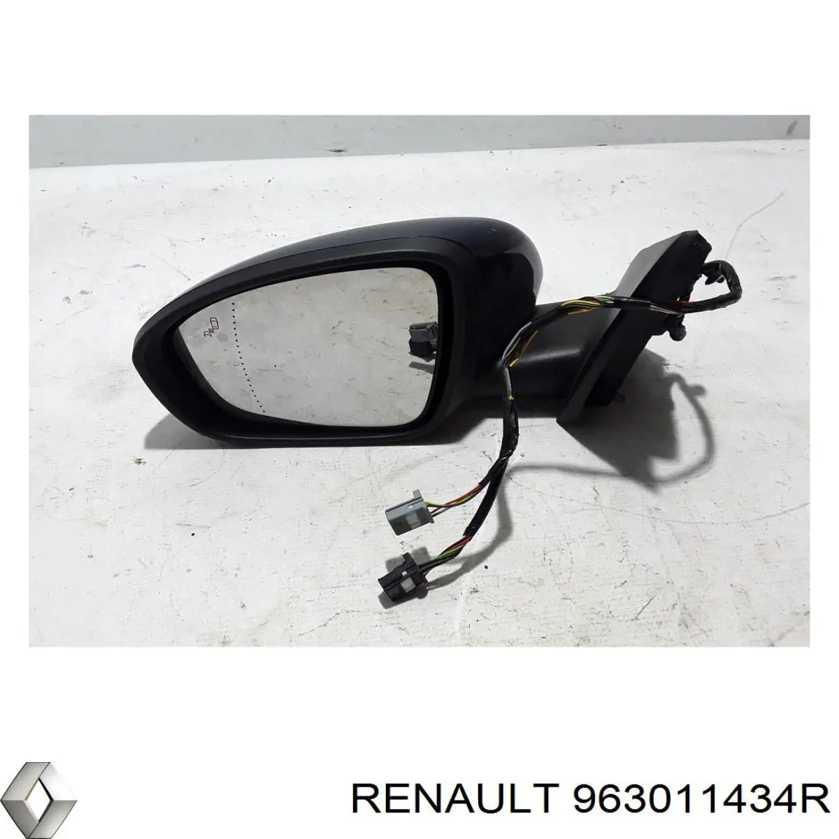 Купить 963011434R Renault (RVI) Боковое зеркало заднего вида правое