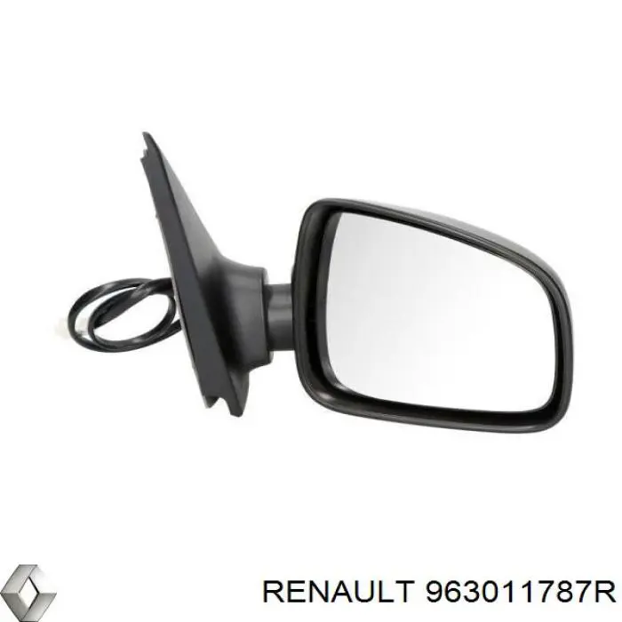 963011787R Renault (RVI) espelho de retrovisão direito
