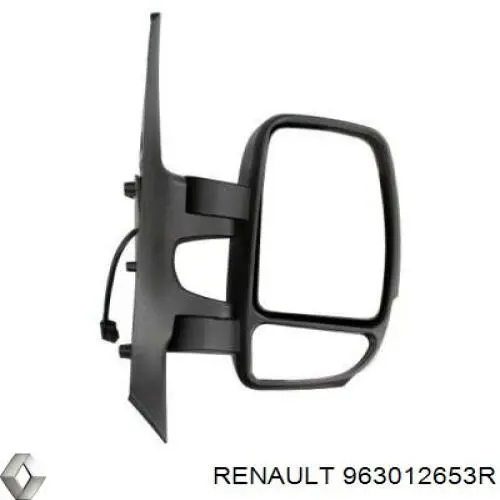 Купить 963012653R Renault (RVI) Боковое зеркало заднего вида правое