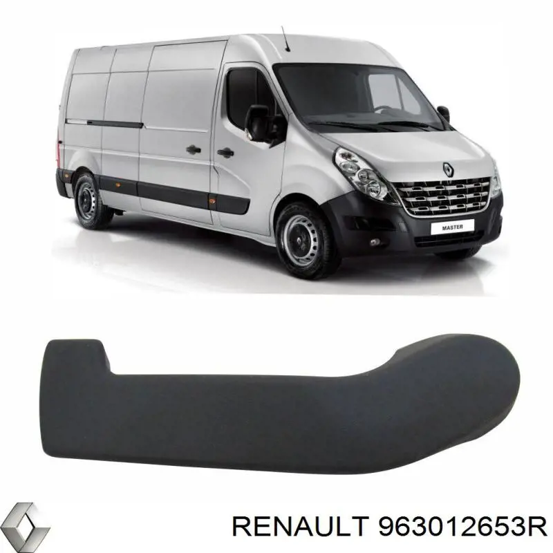 Правое зеркало 963012653R Renault (RVI)